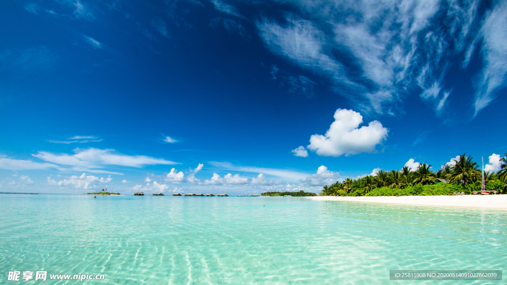 马尔代夫沙滩海岸图片