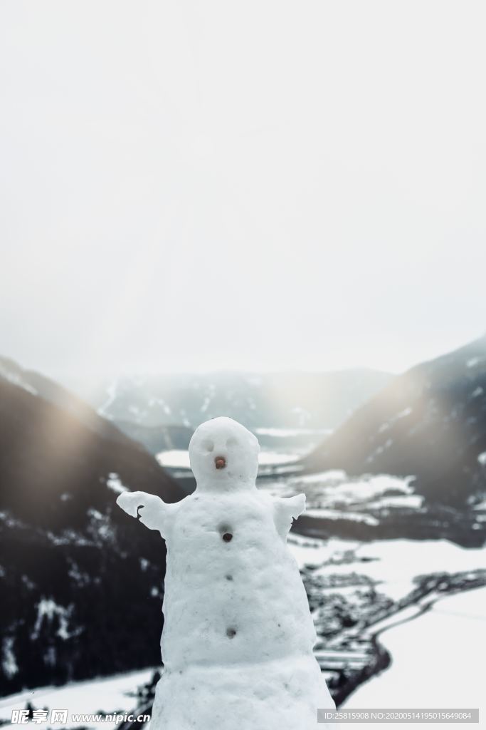 雪人图片