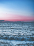 海边晚霞景色