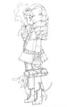 线描人物