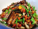 蒜苗辣椒炒腊肉