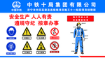 工地安全生产展板