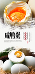 咸鸭蛋PSD分层海报