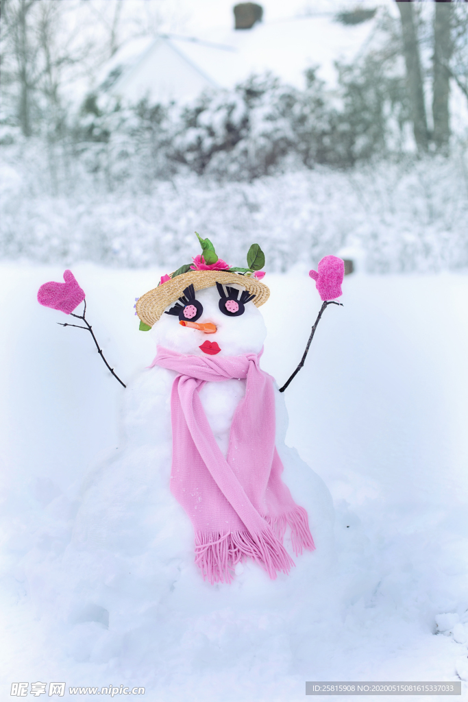 雪人图片