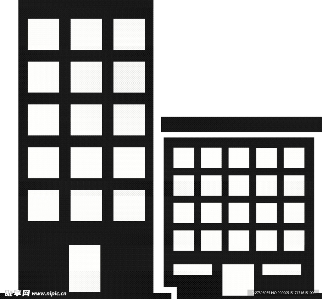 建筑房屋剪影-11
