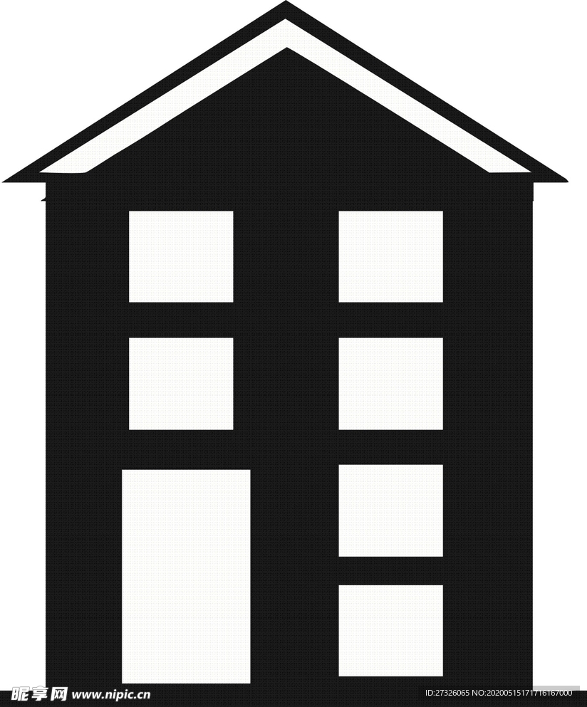 建筑房屋剪影-10