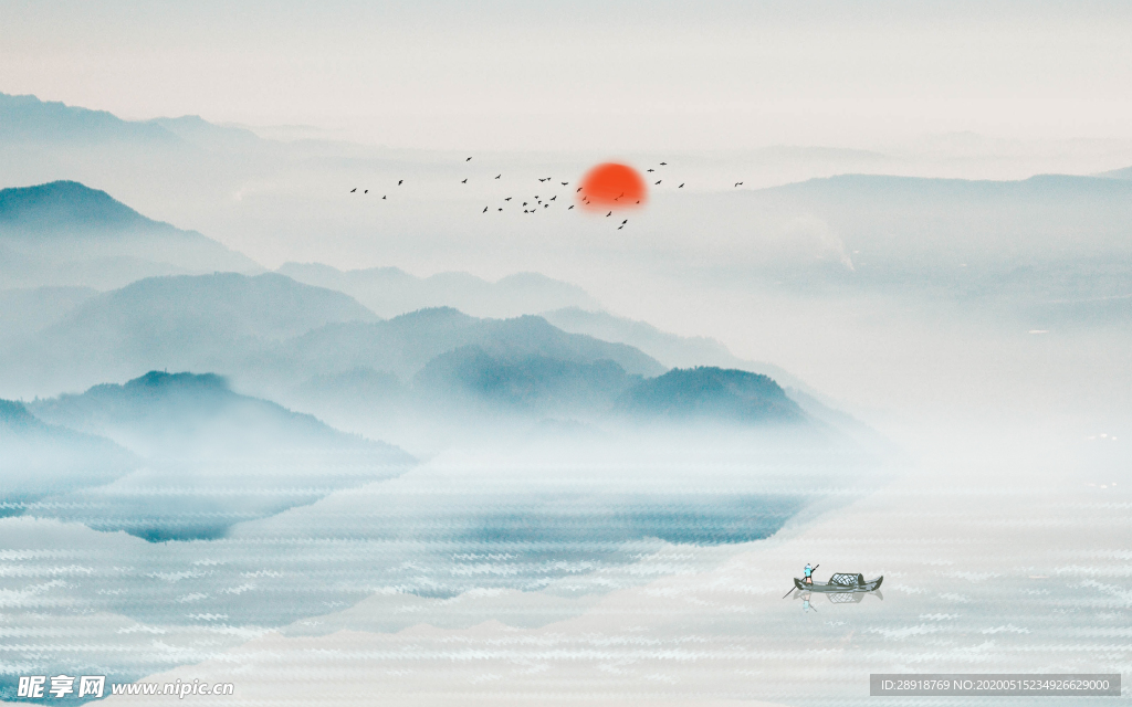 新中式山水