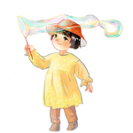 可爱小女孩