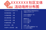 社区文体活动场所分布图