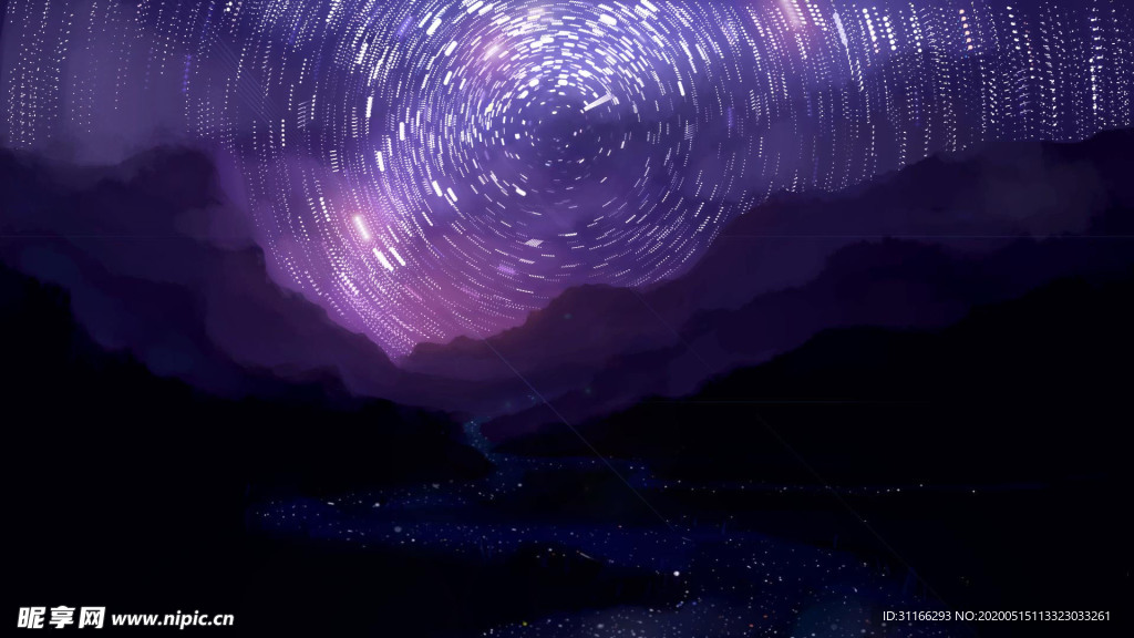 旋转星空