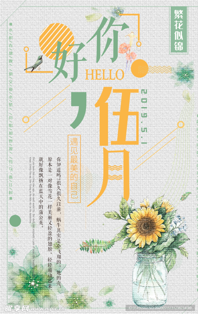 你好五月