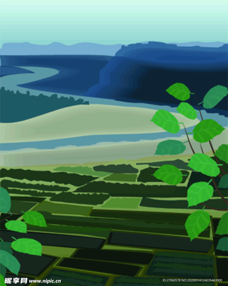 矢量风景插画