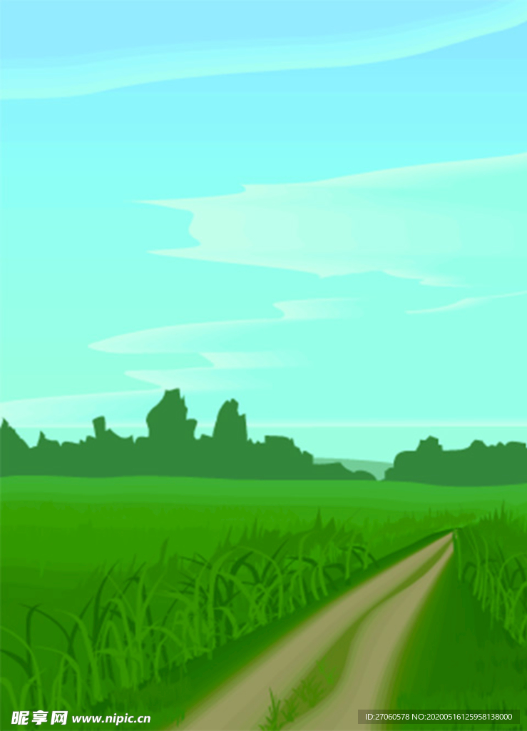 矢量风景插画