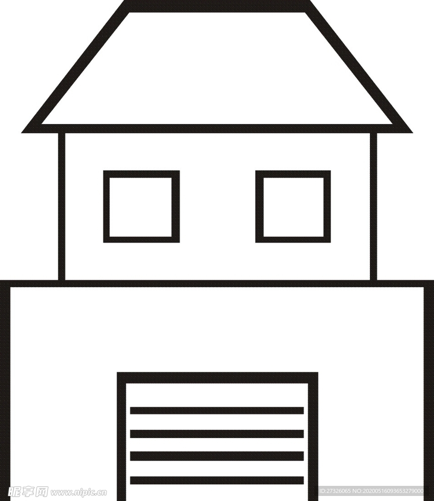 建筑房屋剪影-12