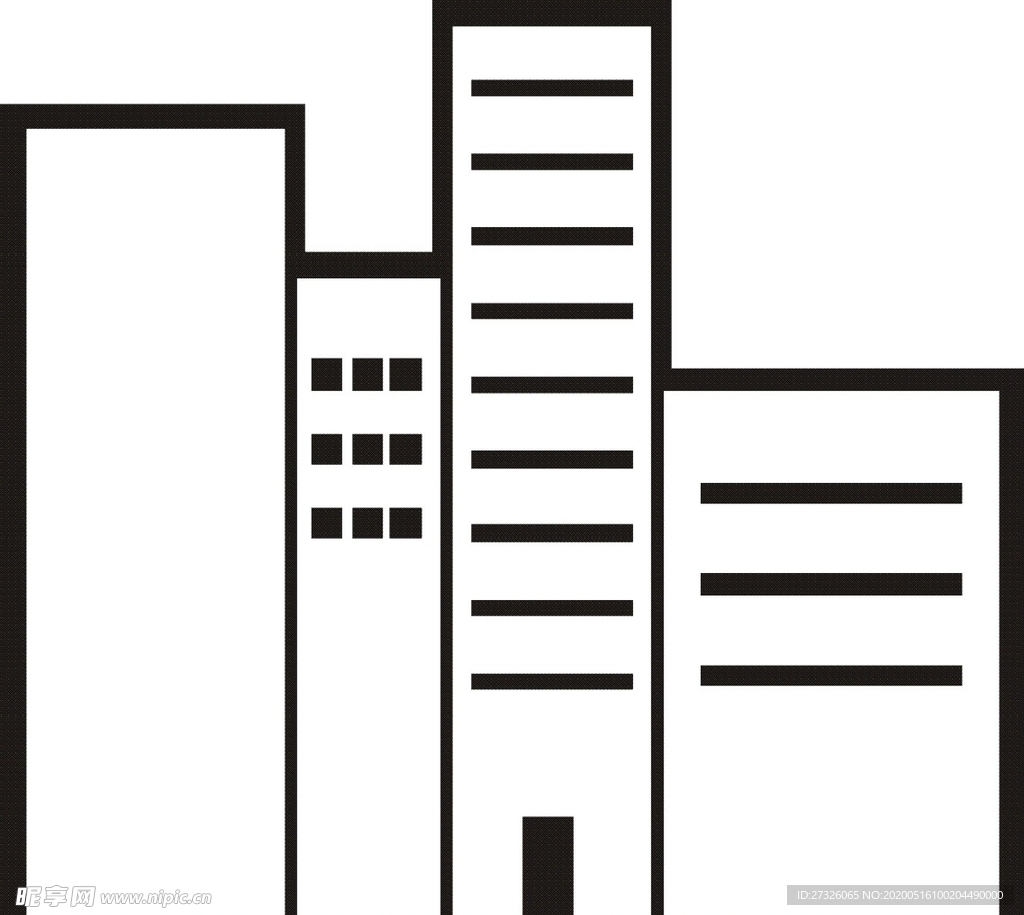 建筑房屋剪影-11