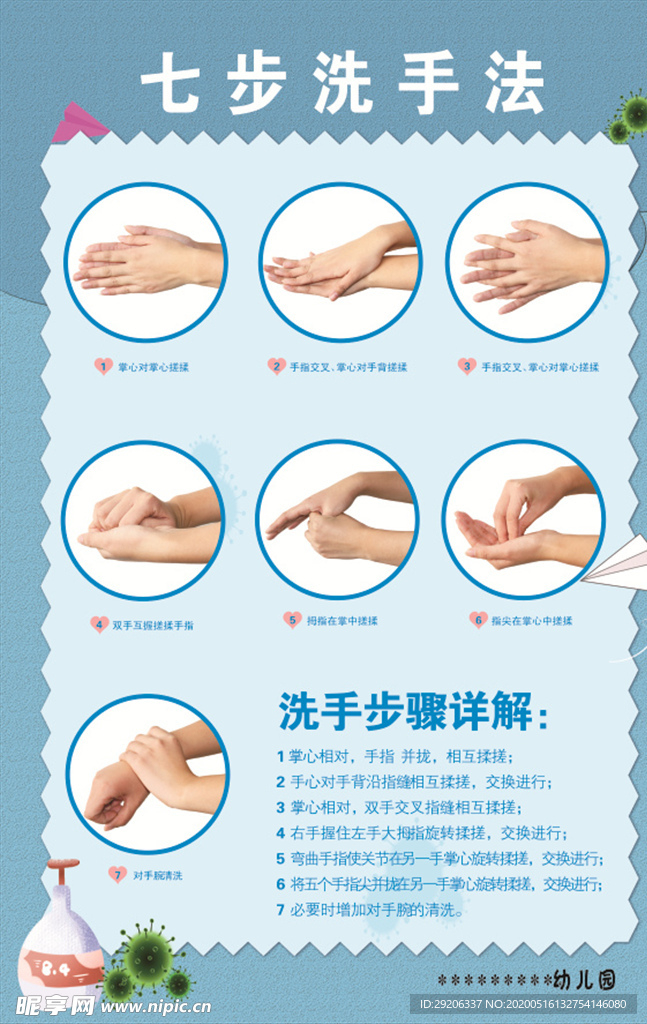 七步洗手法