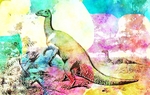 创意背景 恐龙