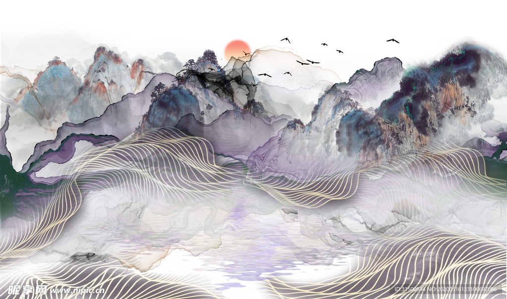 水墨画
