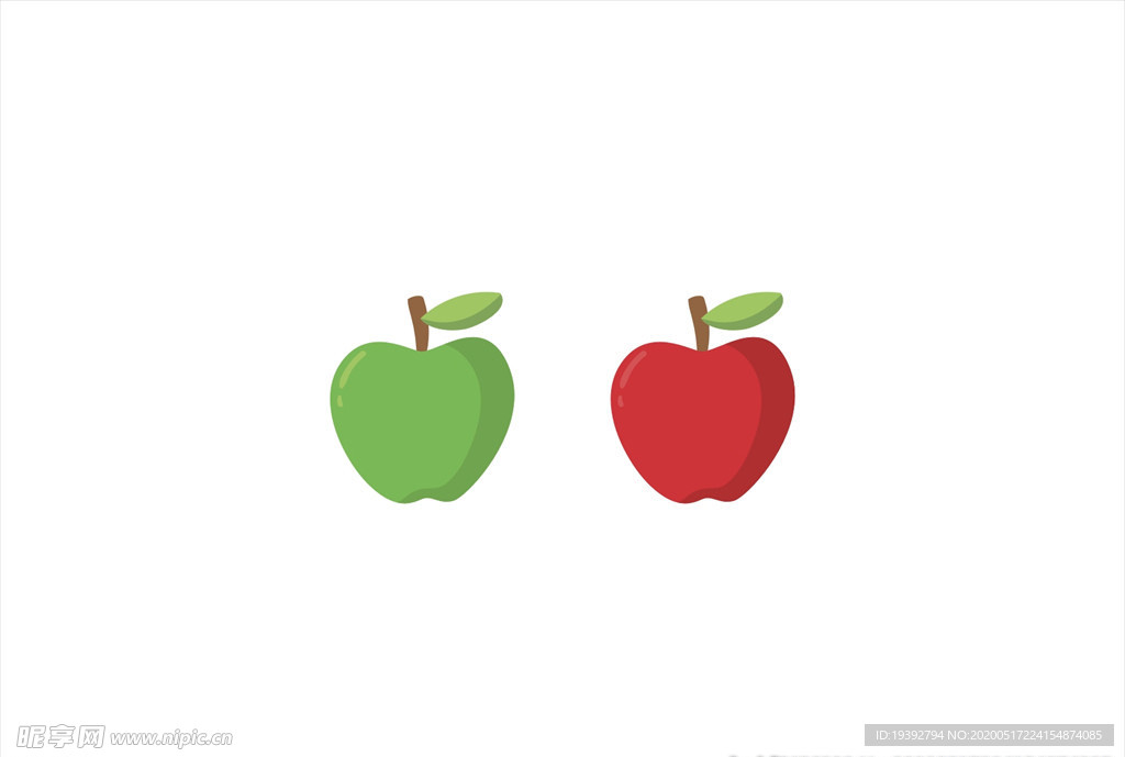 苹果插画矢量