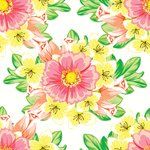 连续花纹