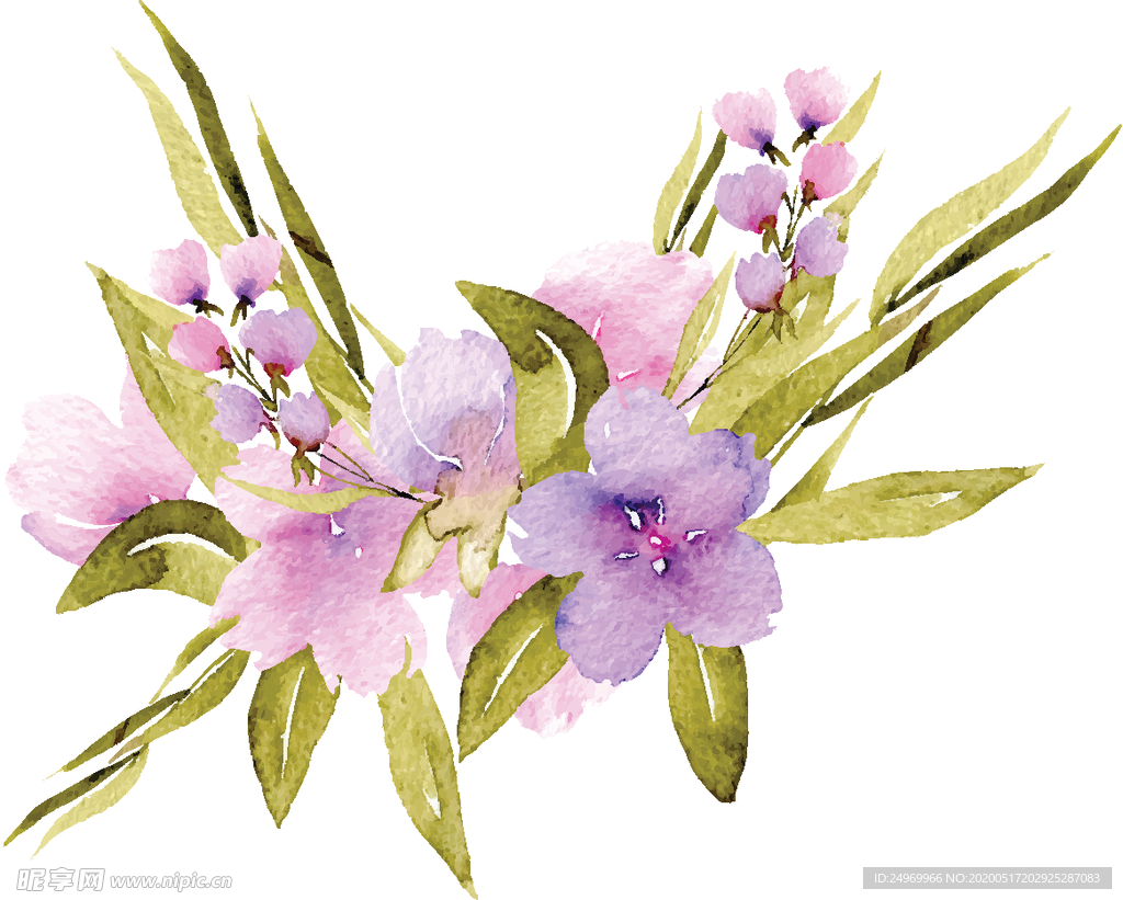 连续花纹