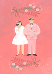 卡通结婚