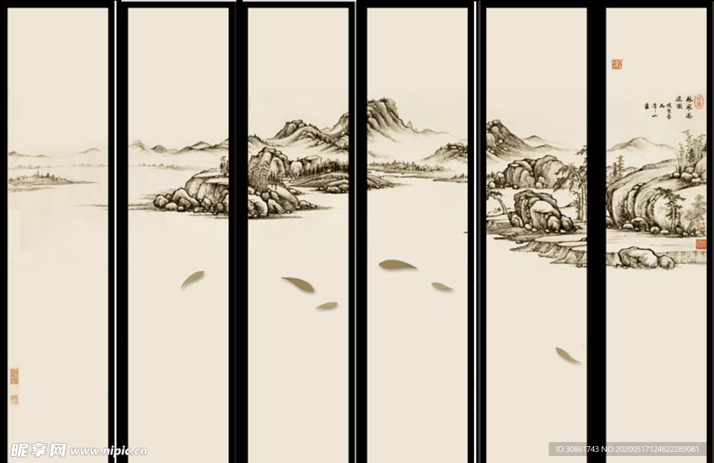 新中式禅意装饰画