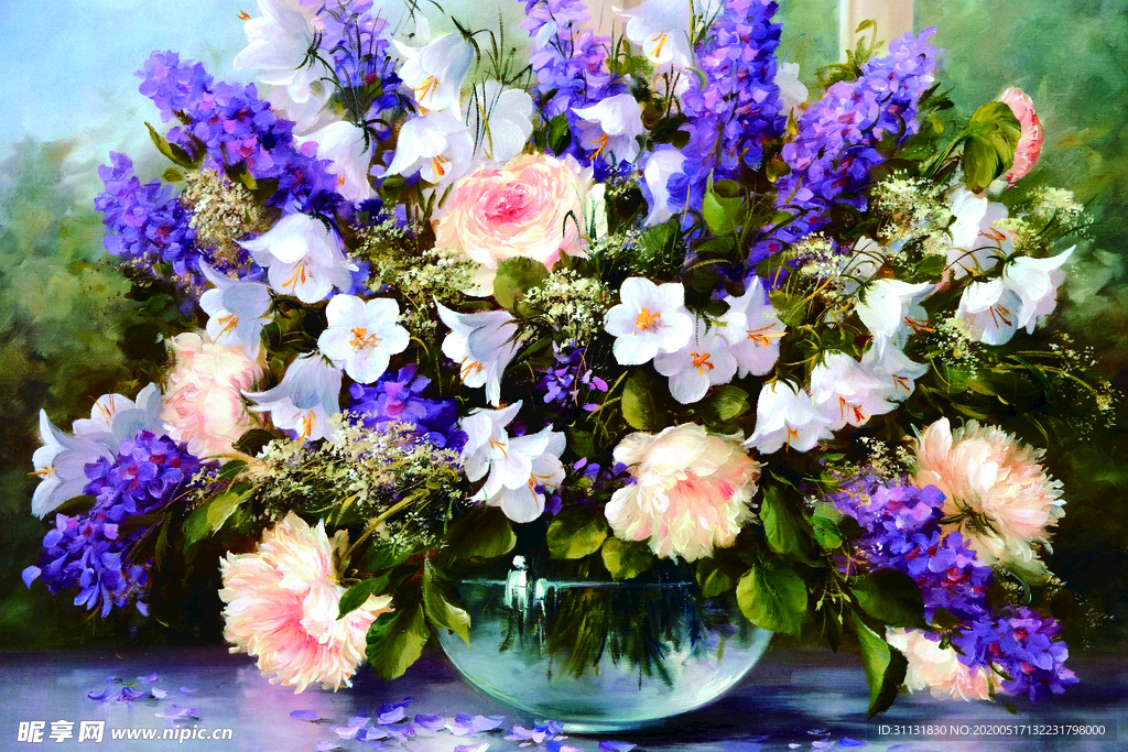 油画花卉