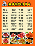 鸭货价目