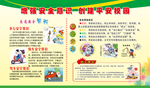 校园安全宣传展板海报