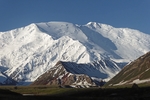 山水 雪山 天空