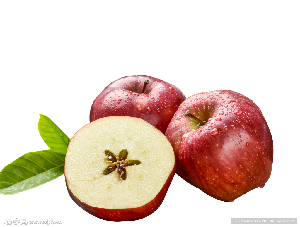 苹果糖心水果新鲜饮品海报素材