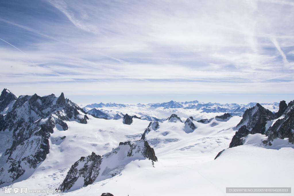 雪山美景