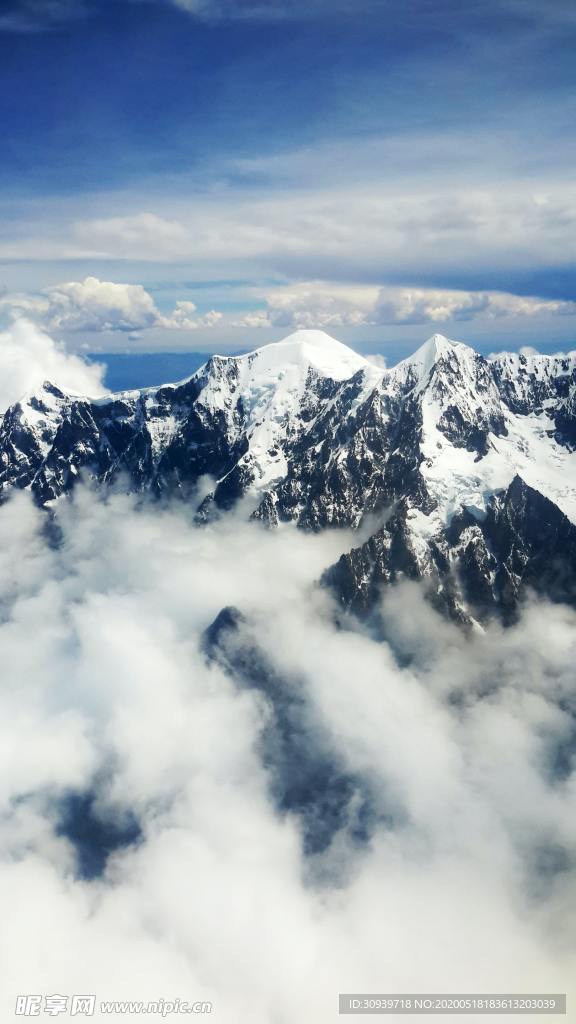 高山雪景