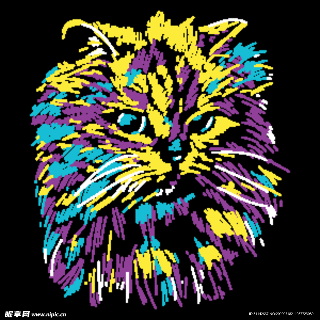 简笔画 猫
