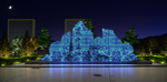 美水泉夜景亮化led1
