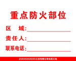 重点防火部位