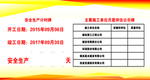 安全生产计时牌