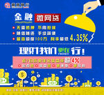 银行海报 银行灯箱 金融海报