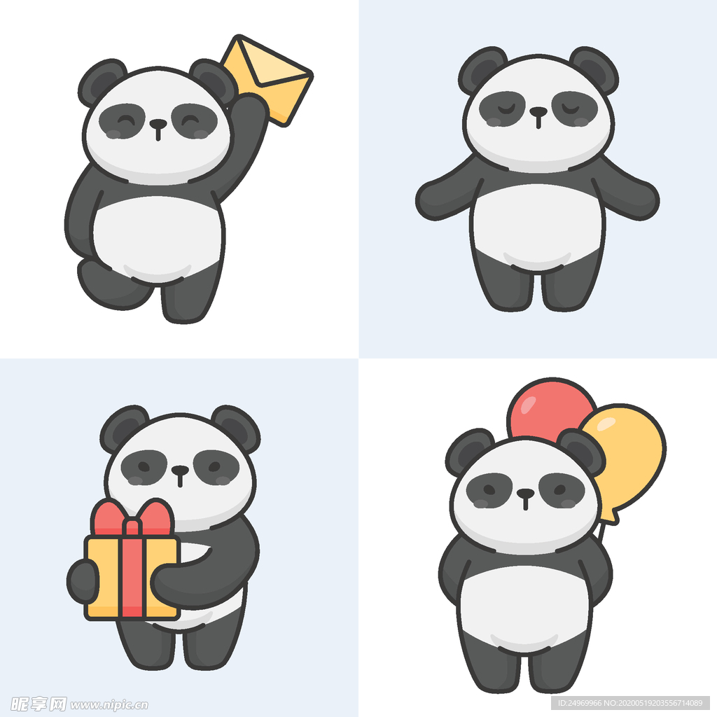 可爱卡通动物