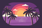你好夏天背景