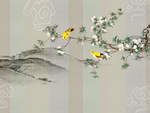 新中式背景墙