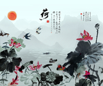 中式背景墙