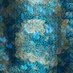 青色艺术底纹