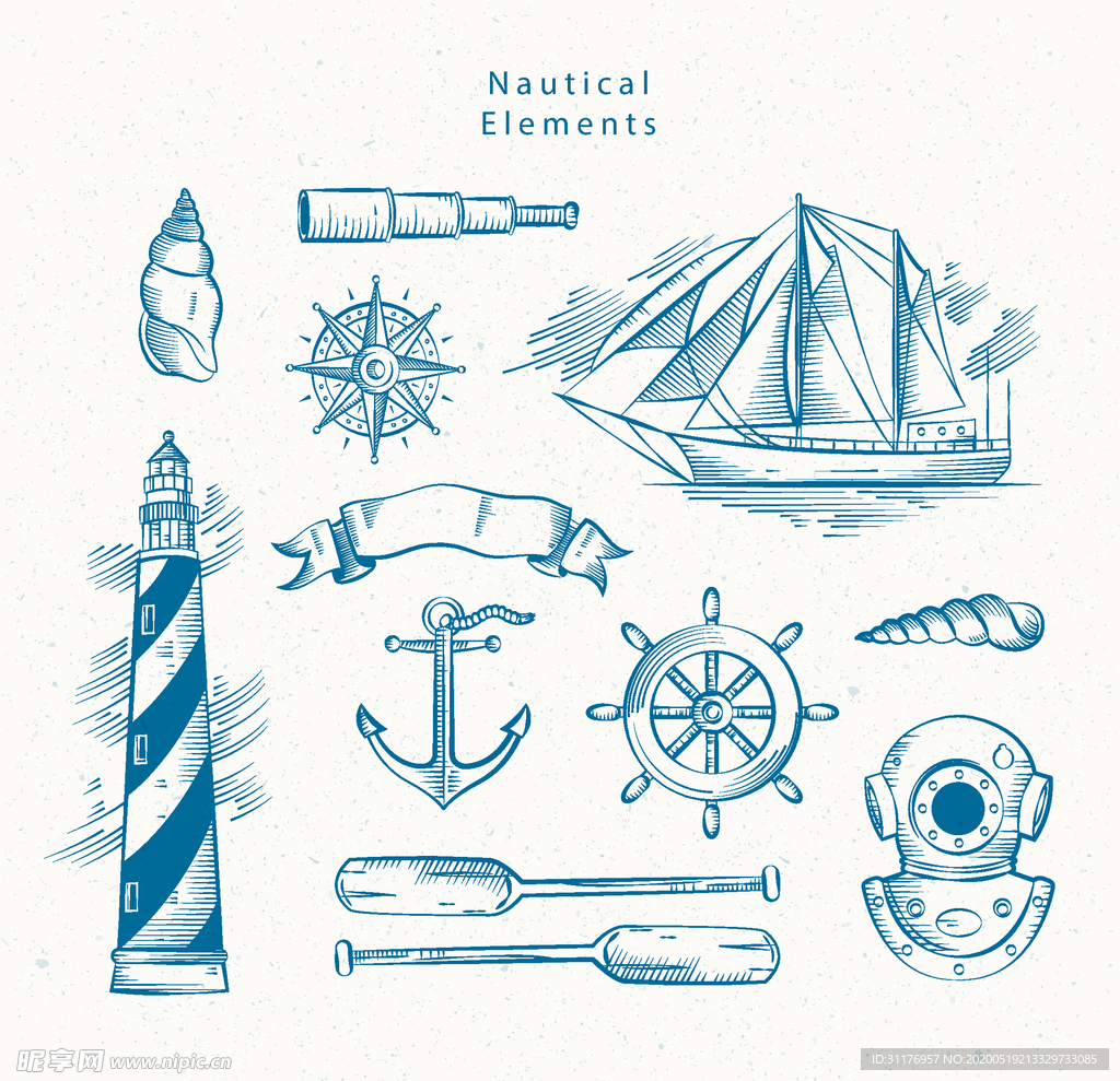 创意手绘素材元素