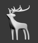 长颈鹿装饰3d模型