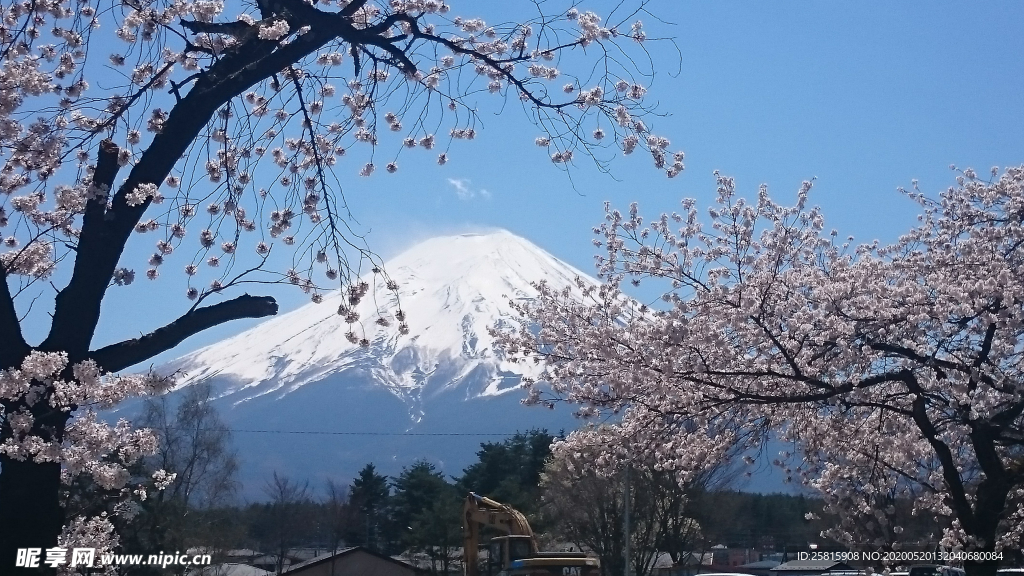 富士山火山图片