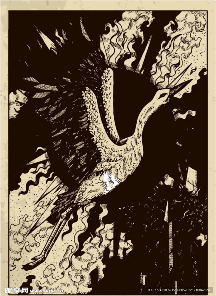 素描画
