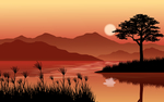 风景插画