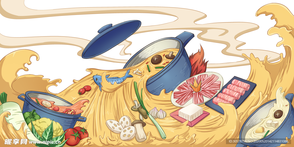 火锅美食